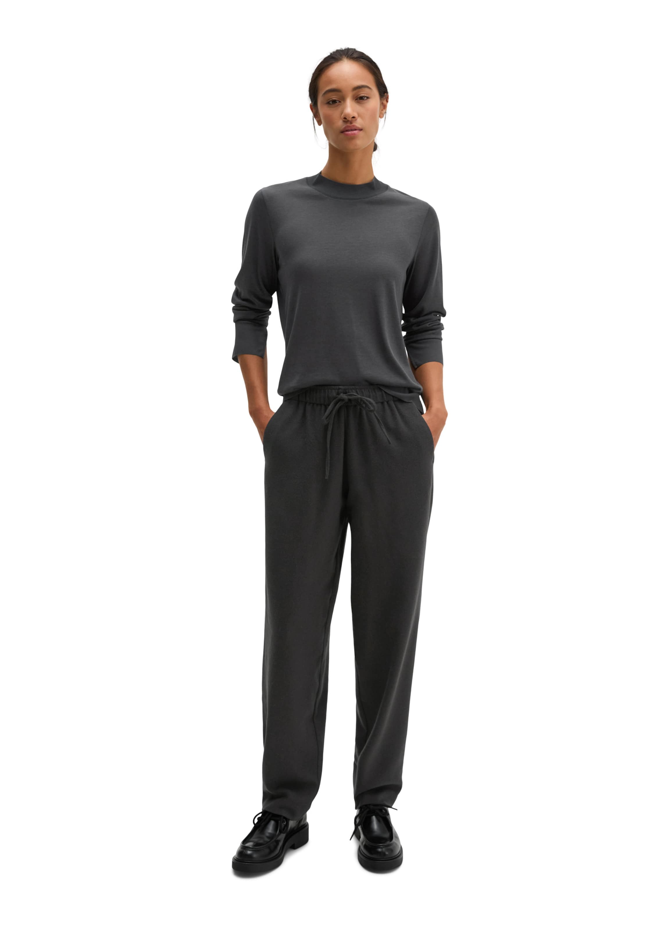 Marc O'Polo Shirt in Grey: front