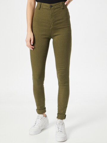 Noisy may Skinny Pants 'Emily' in Green: front