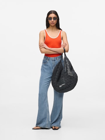 KARL LAGERFELD JEANS - Shopper 'Sommerliche Hobo' em preto: frente