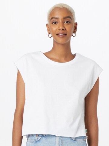 T-shirt Urban Classics en blanc : devant