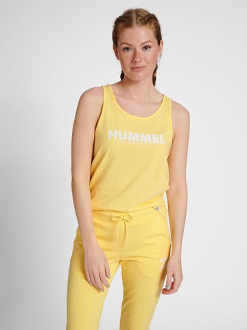 Haut de sport 'Legacy' Hummel en jaune : devant