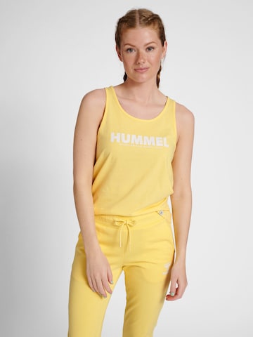Hummel Sports Top 'Legacy' in Yellow: front