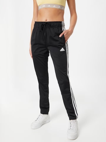 ADIDAS SPORTSWEAR Regular Sports trousers 'Primegreen Essentials' in Black: front