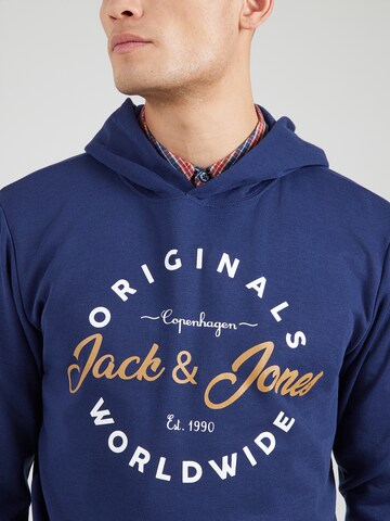 JACK & JONES Sweatshirt 'JWHMILO' i blå