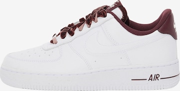 Baskets basses 'Air Force 1 '07 Vintage' Nike Sportswear en blanc : devant