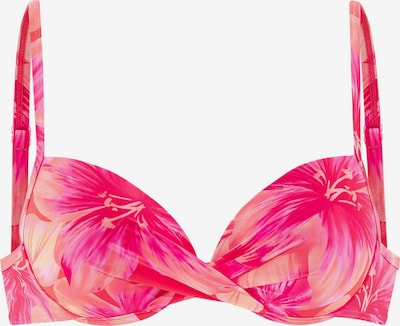 s.Oliver Bikini gornji dio u breskva / neonsko roza / crvena, Pregled proizvoda