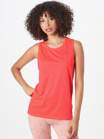 PUMA Sporttop in Rood: voorkant