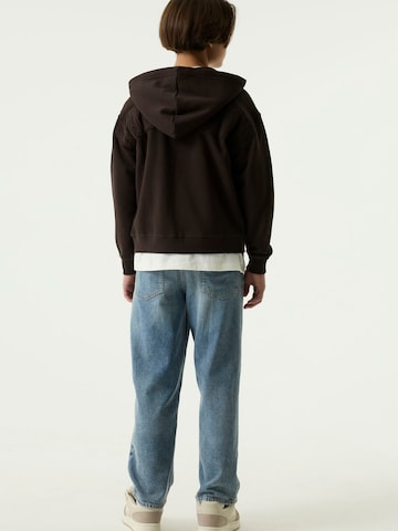 GARCIA Zip-Up Hoodie in Brown