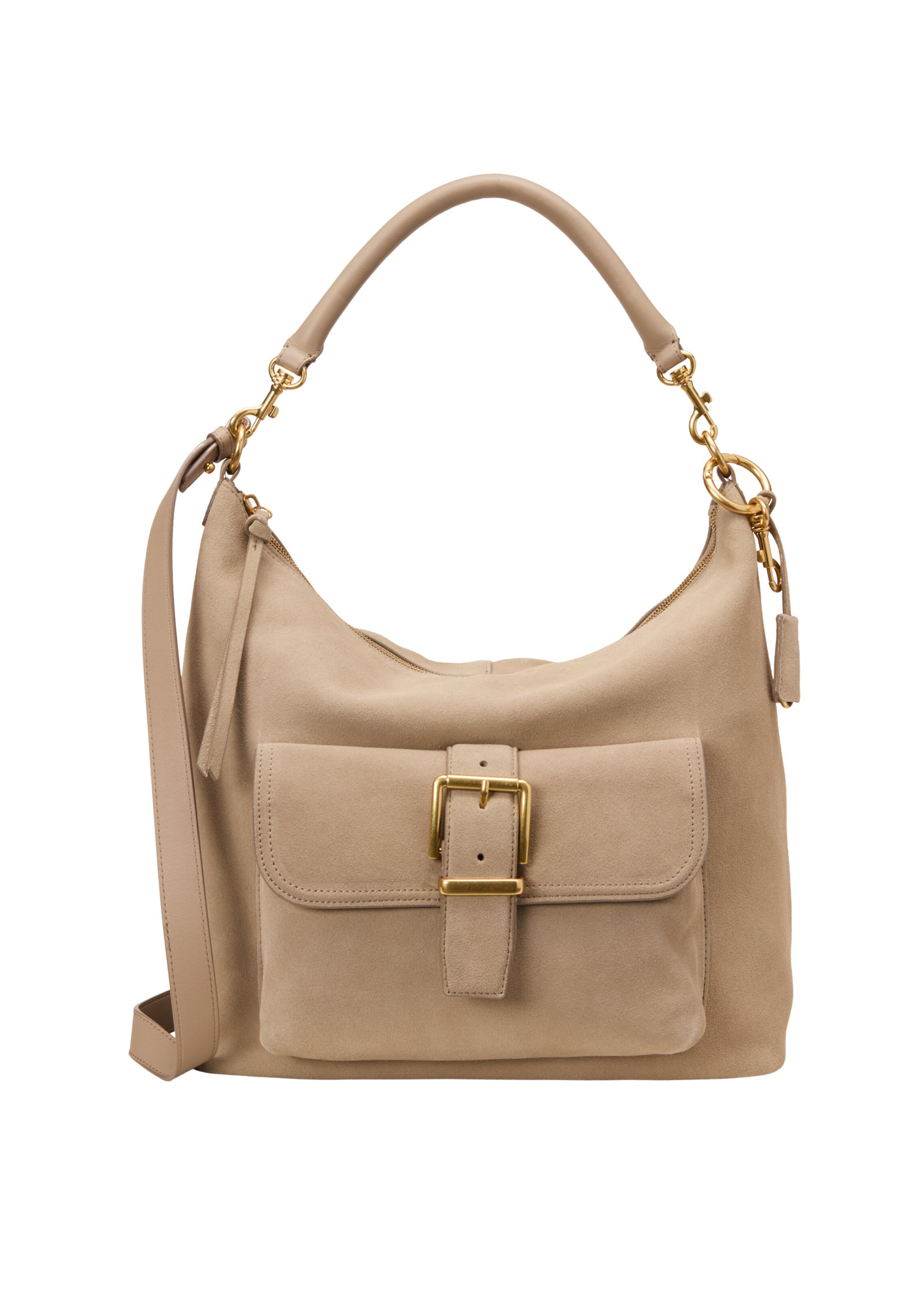 Marc O'Polo Schoudertas in Beige: voorkant