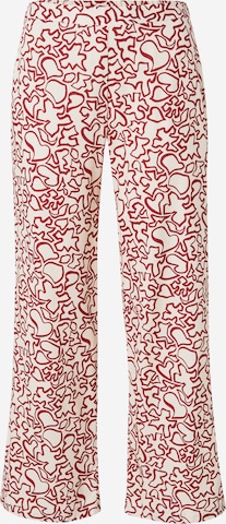 Calvin Klein Underwear Панталон пижама в бежово: отпред