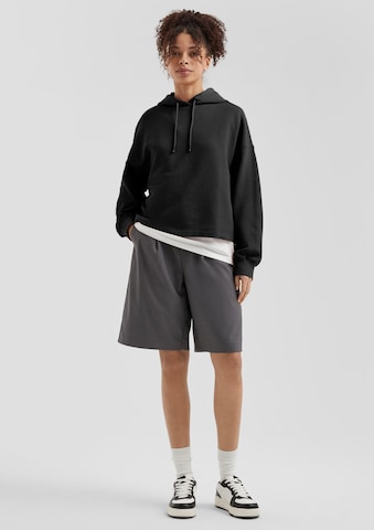 QS Sweatshirt in Schwarz