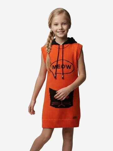 Hilal Akinci Kids Dress in Orange