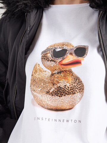 balta EINSTEIN & NEWTON Marškinėliai 'Entchen'