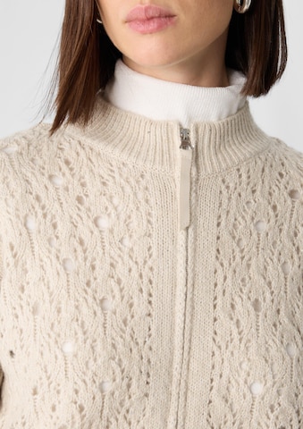 COMMA Strickjacke in Beige