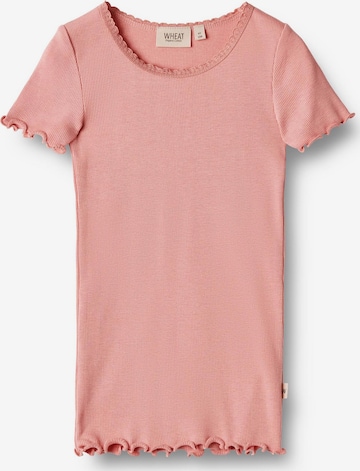 Wheat - Camiseta en rosa: frente