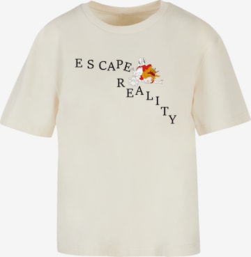 F4NT4STIC Shirt 'Alice im Wunderland' in Beige: front