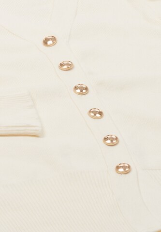 Cardigan NAEMI en blanc