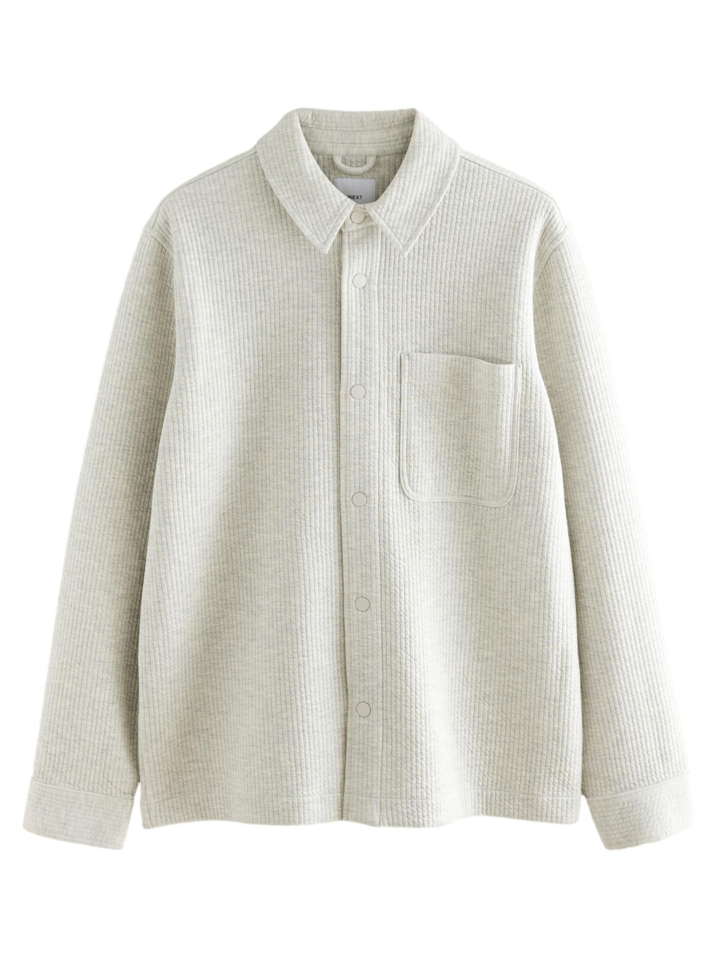 Next Regular fit Πουκάμισο σε γκρι: μπροστά