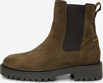 Marc O'Polo Chelsea-Boot ' mit Profilsohle ' in Grün: Vorderseite