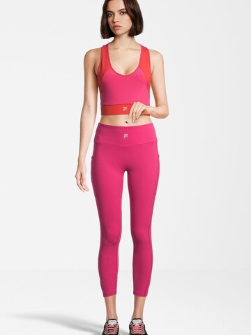 FILA - Skinny Calças de desporto 'RAGA' em rosa