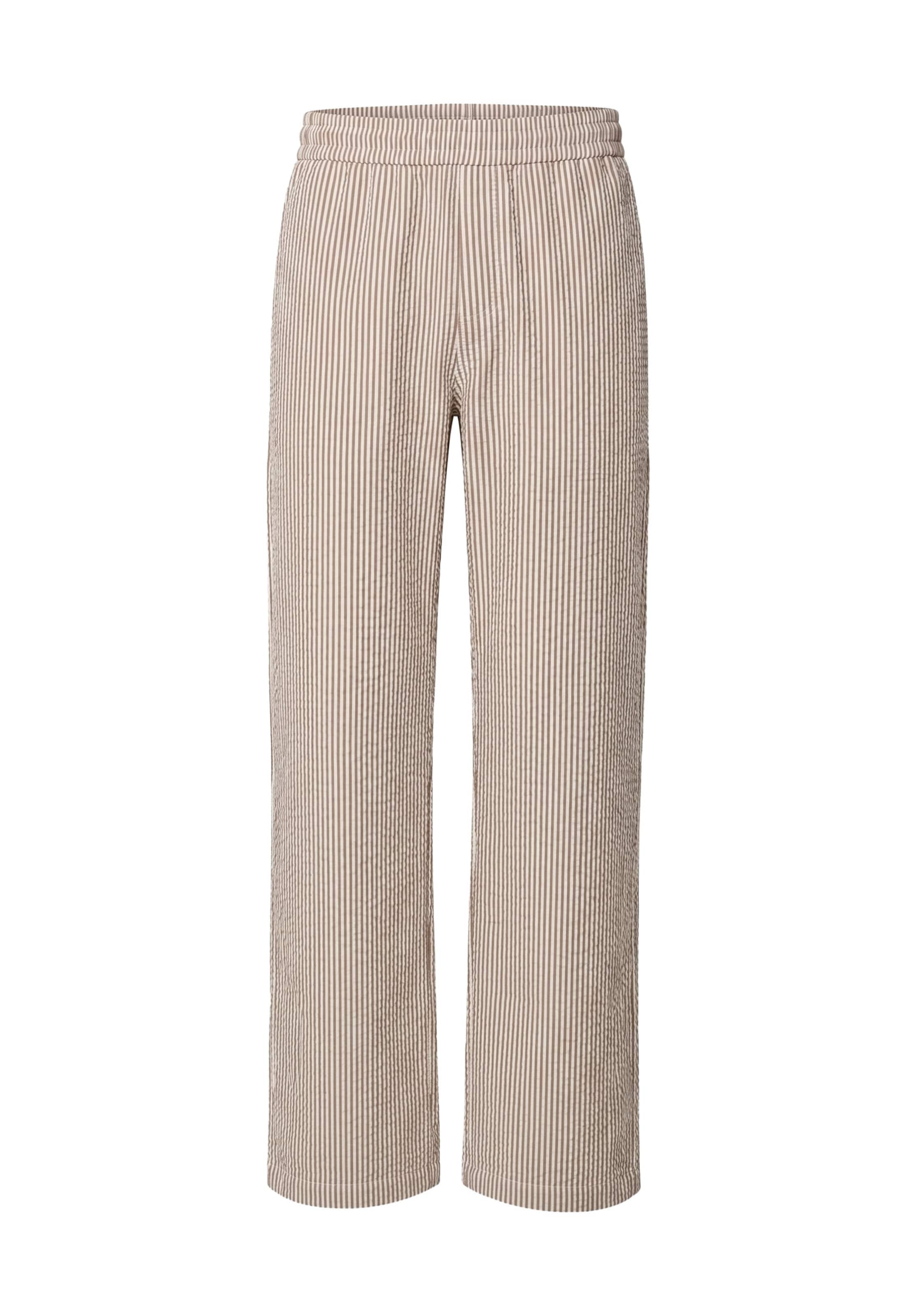 Urban Classics Regular Broek in Bruin: voorkant