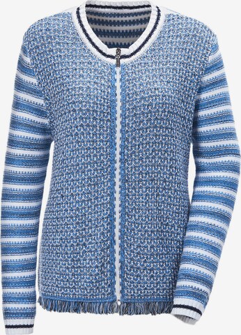 Goldner Strickjacke in Blau: predná strana