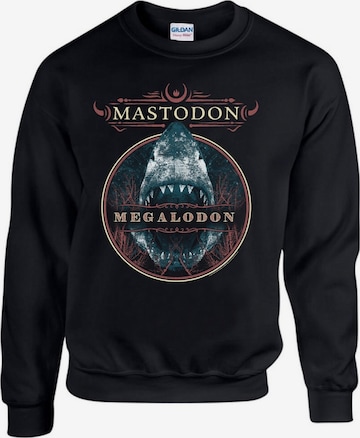 Sweat-shirt 'Mastodon Megaldon' Rockshirts en noir : devant
