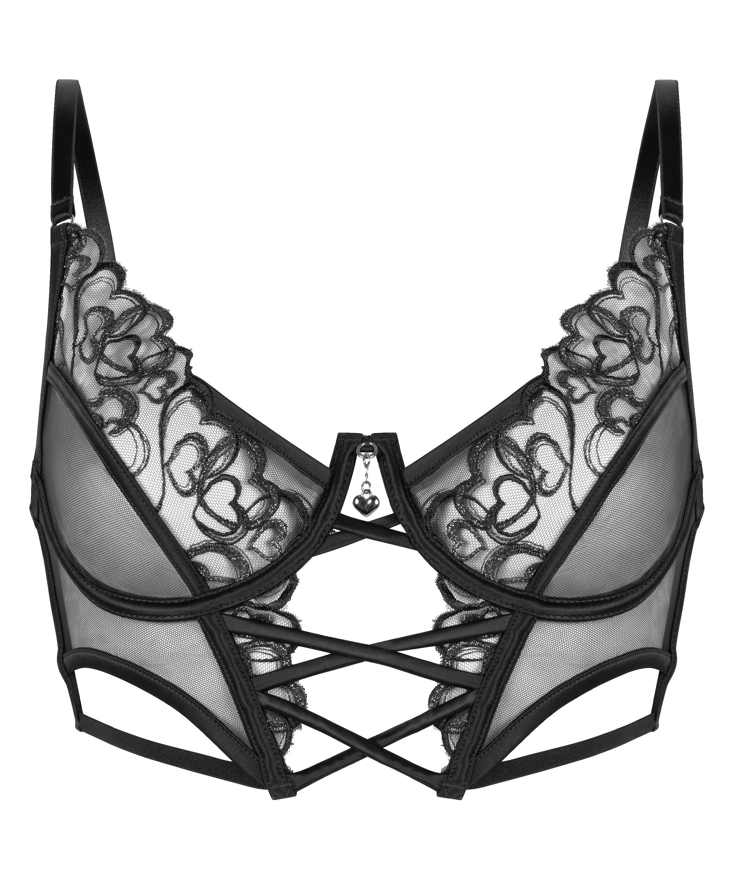 Hunkemöller Bralette Bra in Black: front