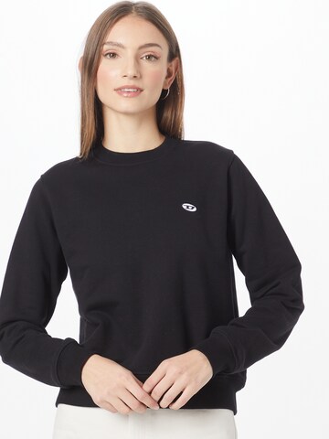 DIESEL Sweatshirt 'REGGY' in Black: front