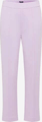 Coupe slim Pantalon à pince Olsen en violet : devant
