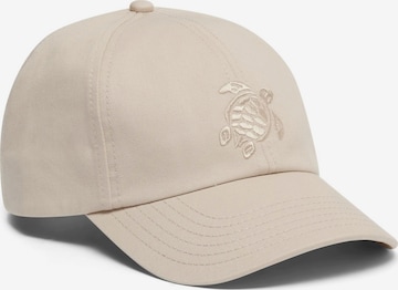 Casquette Vilebrequin en beige : devant