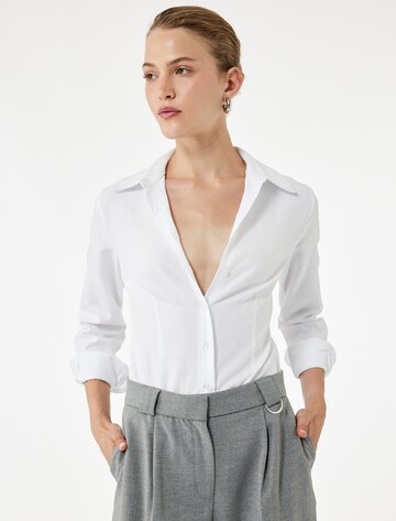 Koton Bluse in Weiß: Vorderseite