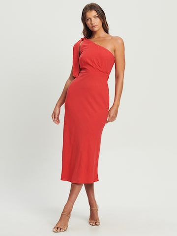 Tussah Dress 'POPPY' in Red