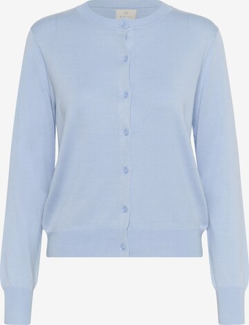 Kaffe Knit Cardigan 'Lizza' in Blue: front