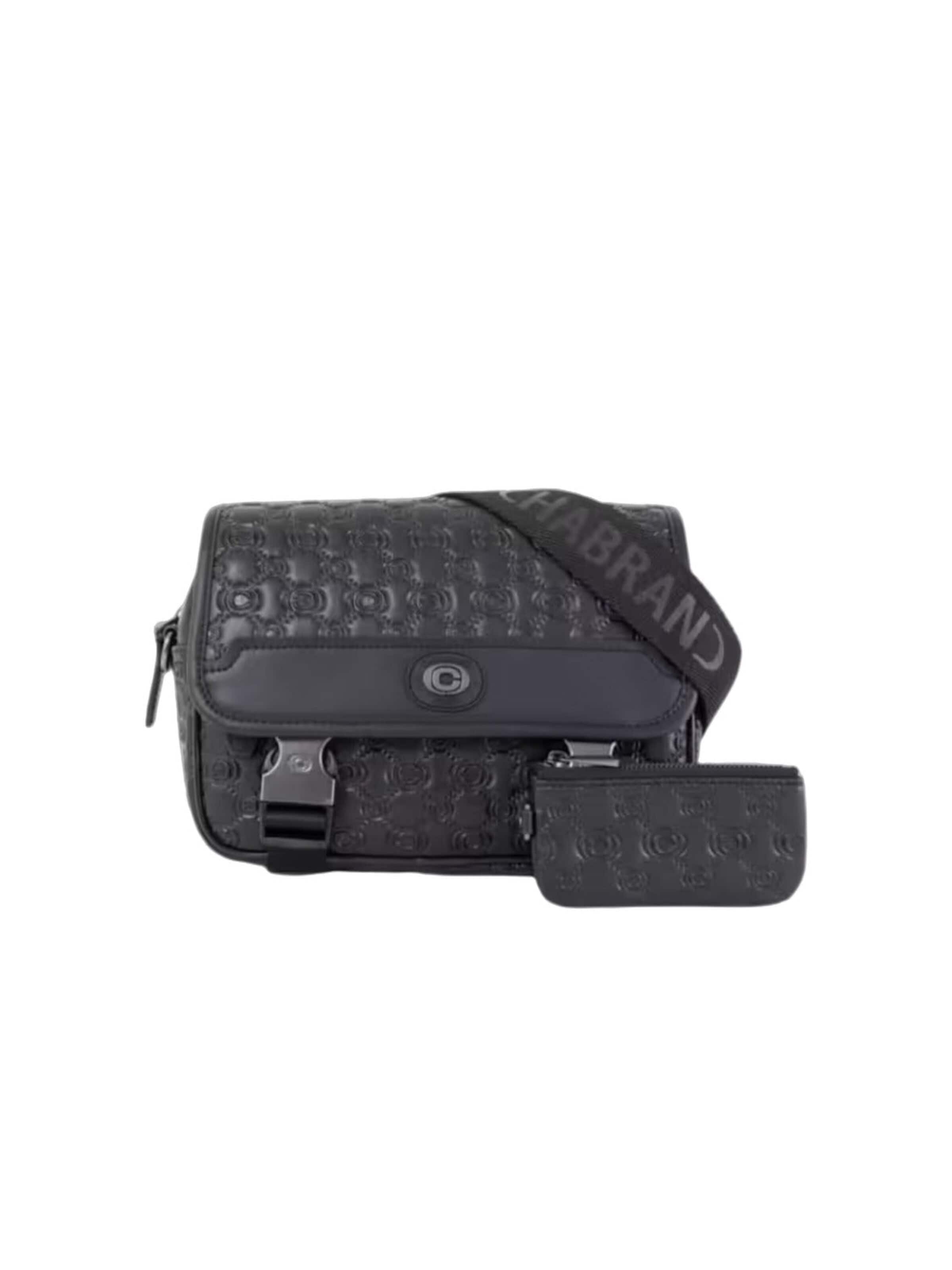 Sac à bandoulière 'Sacoche logotée RIFT Chabrand Noir' Chabrand en noir : devant