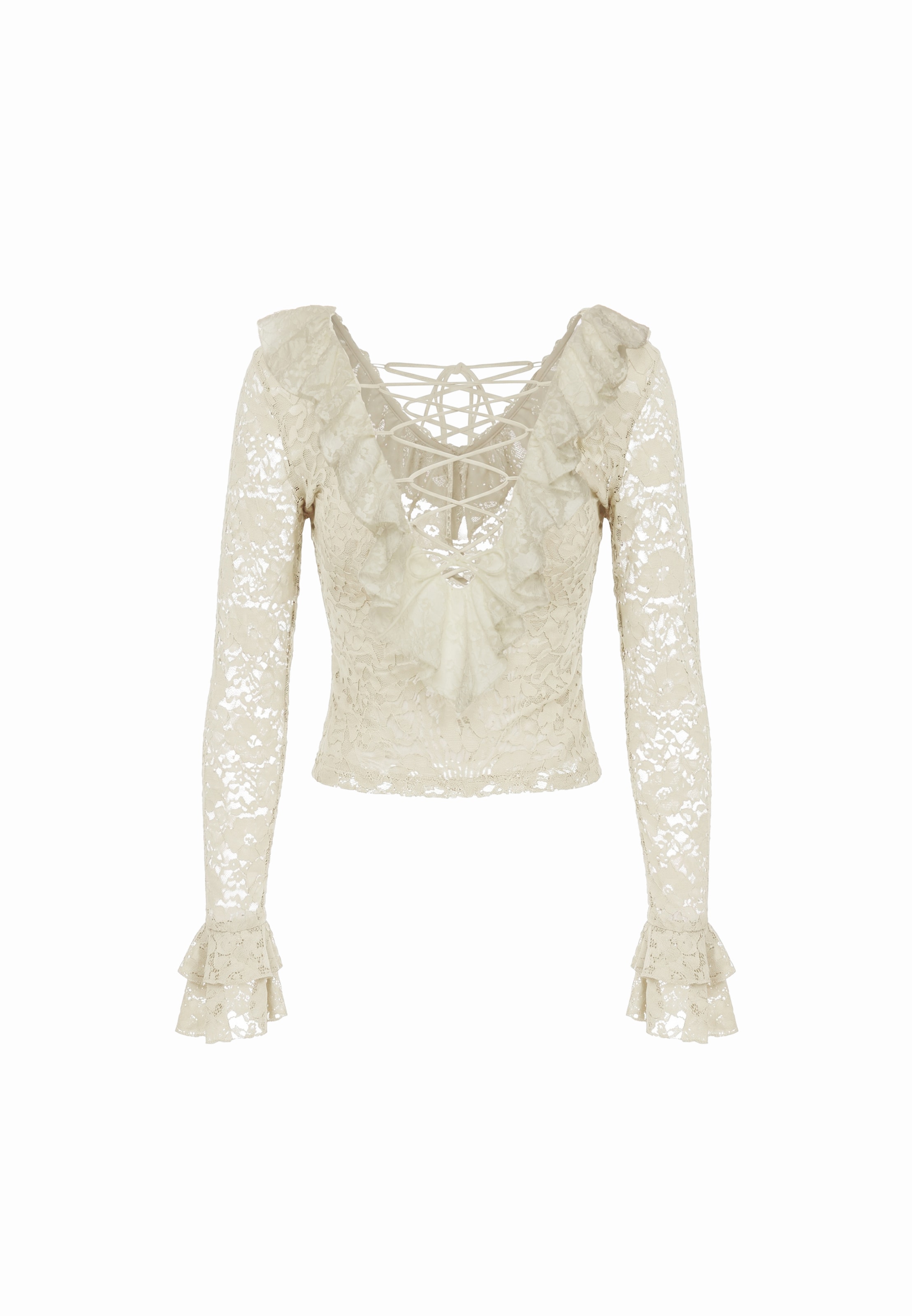 Chemisier faina en beige : devant