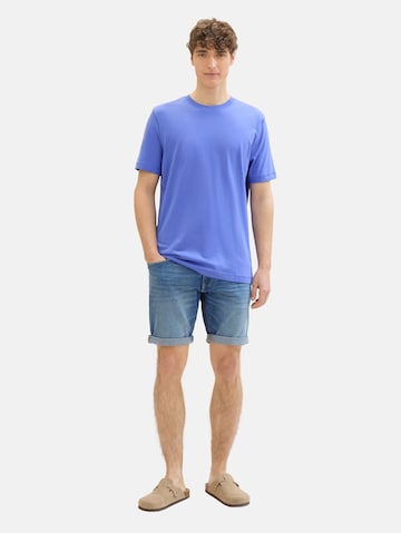 TOM TAILOR DENIM Regular Shorts in Blau