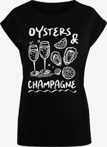 T-shirt F4NT4STIC en noir : devant