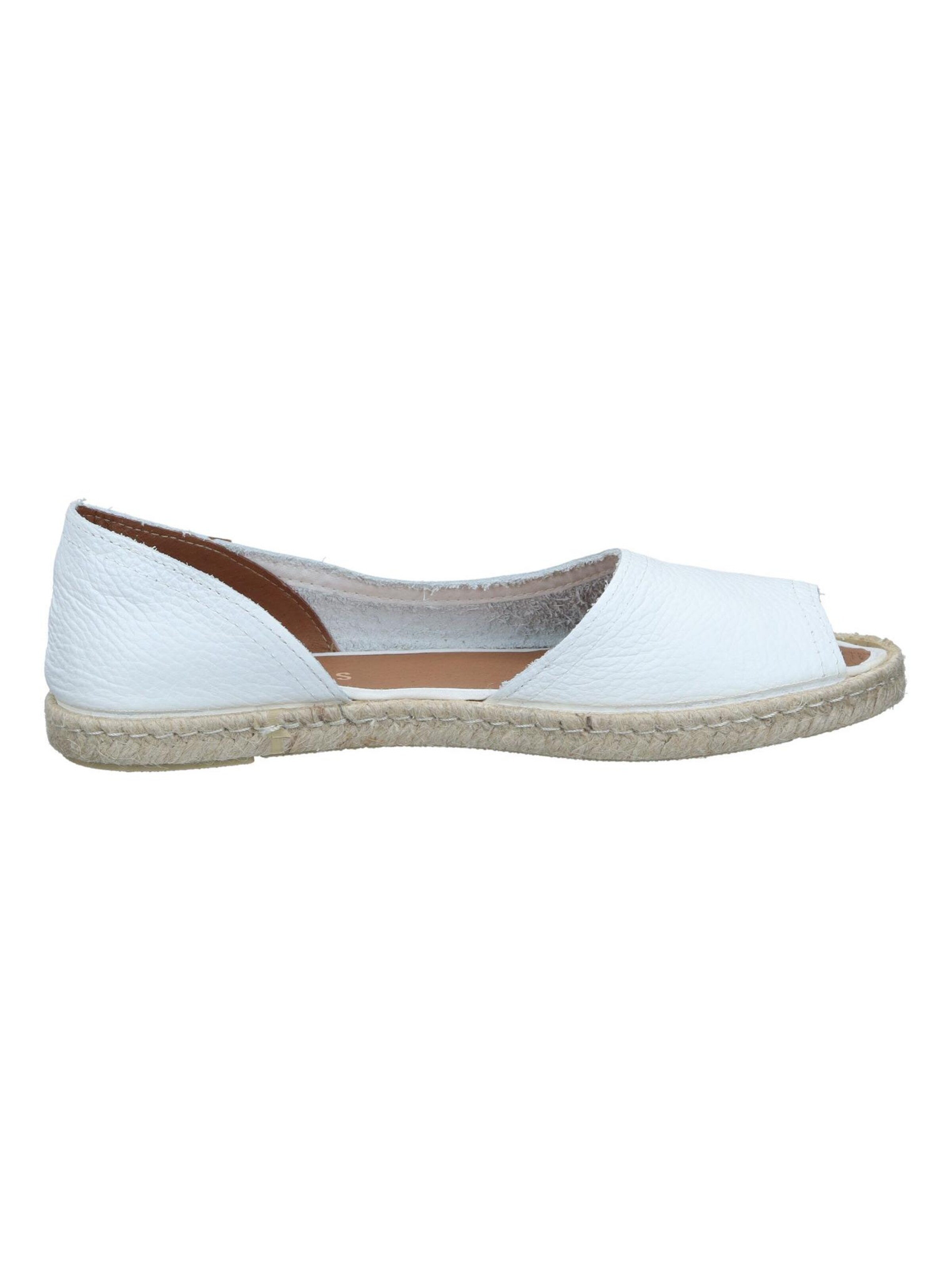 VERBENAS Classic Flats 'Slipper' in White