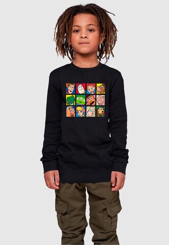 ABSOLUTE CULT Shirt 'Toy Story - Character Squares' in Black: front