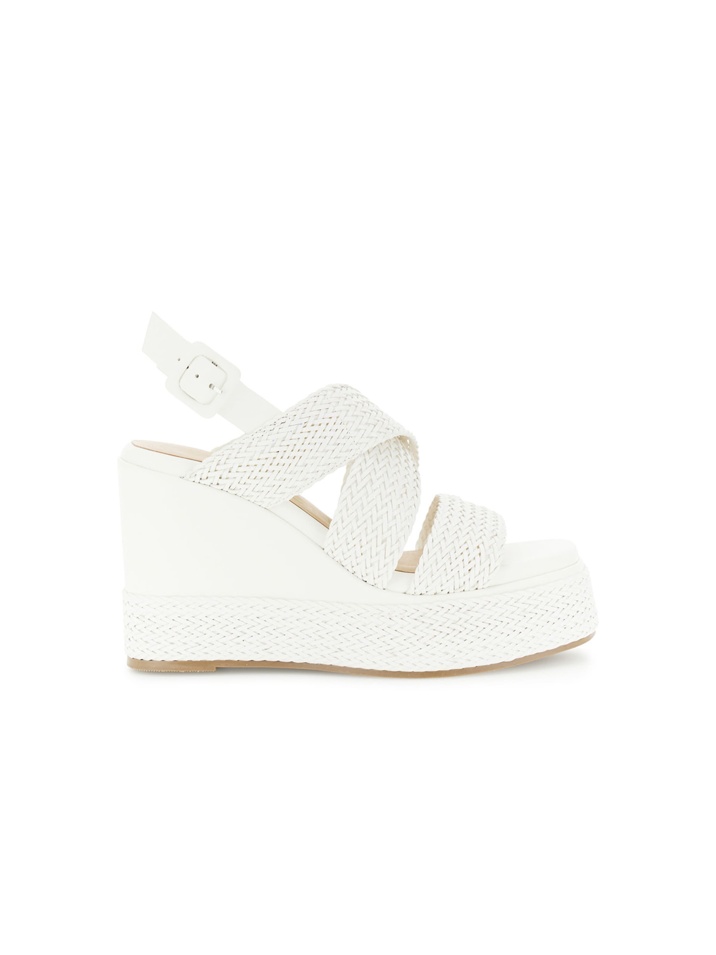 CAFè NOIR Sandalen met riem in Wit