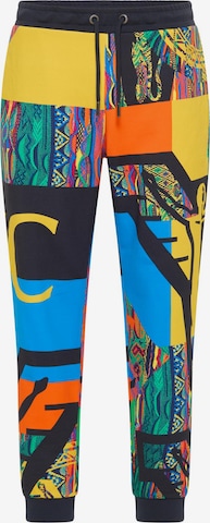 Effilé Pantalon Carlo Colucci en mélange de couleurs : devant