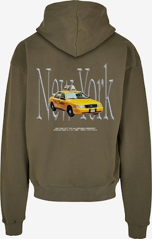 MT Upscale Sweatshirt 'NY Taxi' in Groen