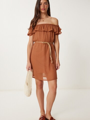 Happiness İstanbul Letné šaty - Béžová