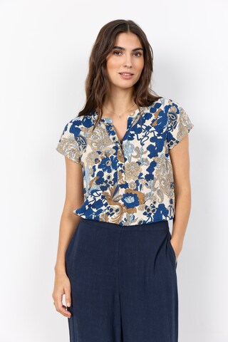 Soyaconcept Bluse in Blau: Vorderseite