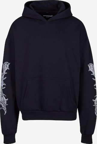 MT Upscale Sweatshirt 'God Loyalty Love' in Zwart: voorkant