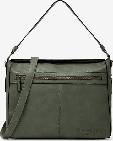 Herling Shopper 'Schumann' in Grün: Vorderseite
