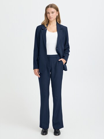 ICHI Flared Pants 'IHFAVA' in Blue