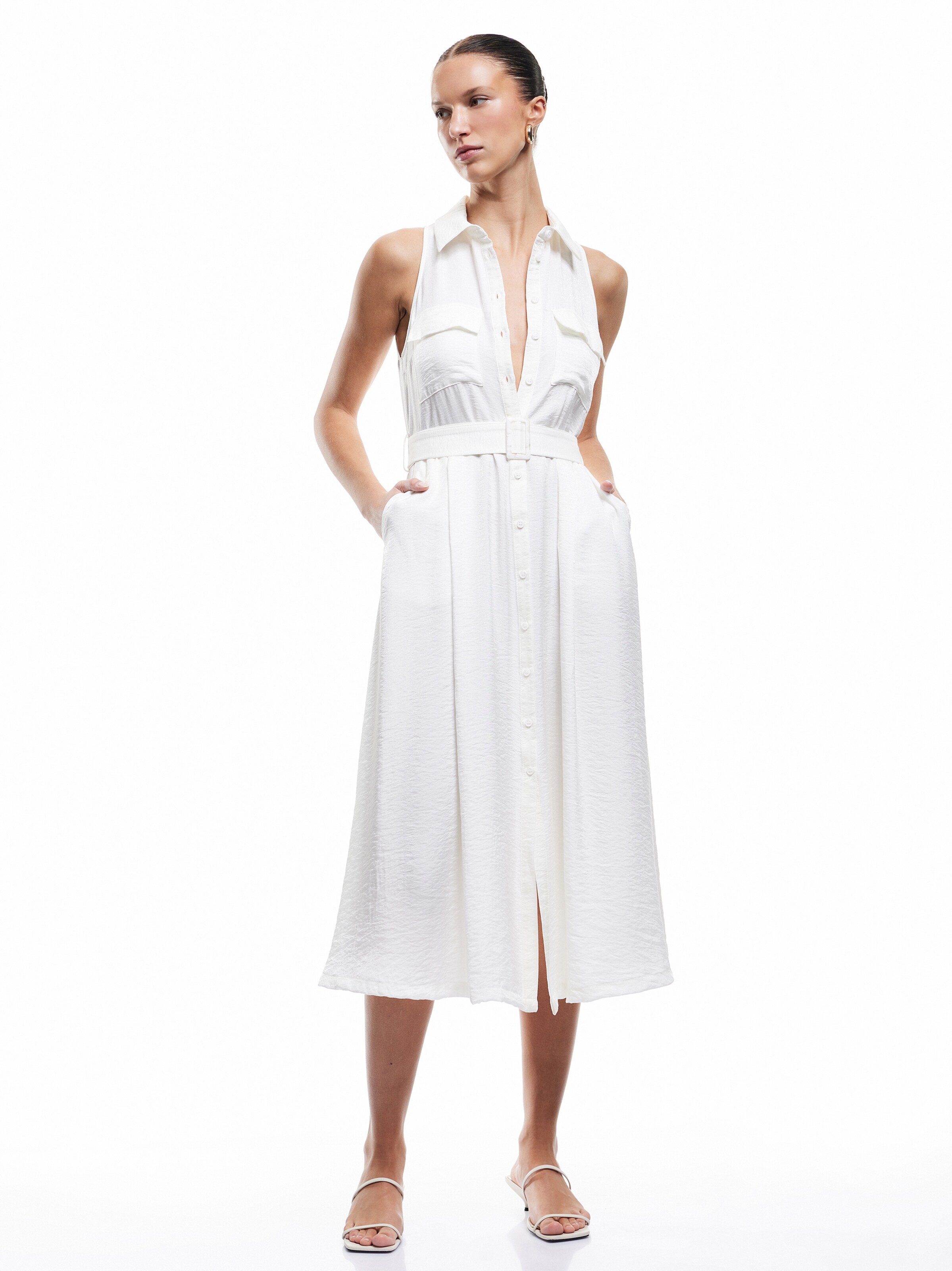 Koton Blousejurk in Wit: voorkant