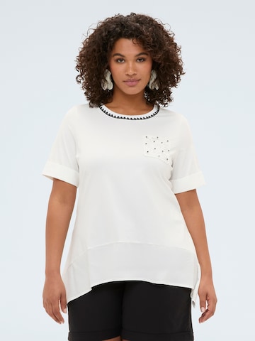 Fiorella Rubino Shirt in Wit